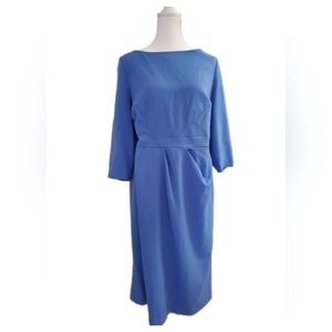 Marks & Spencer M&S Collection Quarter Sleeve Pleated Bodycon Dress NWT